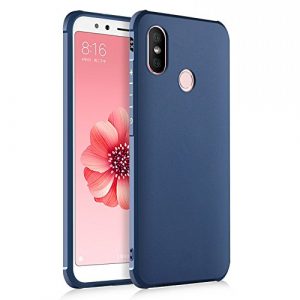 StarCity Case for Xiaomi Mi A2 (Mi 6X), [Shock Absorption] [Anti Scratch] Soft Flexible TPU Durable Cover Case for Xiaomi Mi A2 (Mi 6X) (Dark Blue)